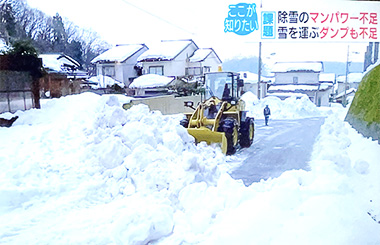 福井県排雪業務