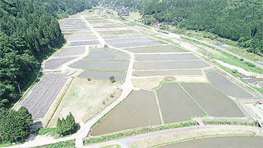 河内地区ほ場整備(区画整理1工区)工事