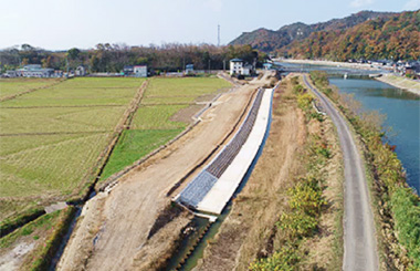 蒲生川河川改修工事(4工区)(国補正)